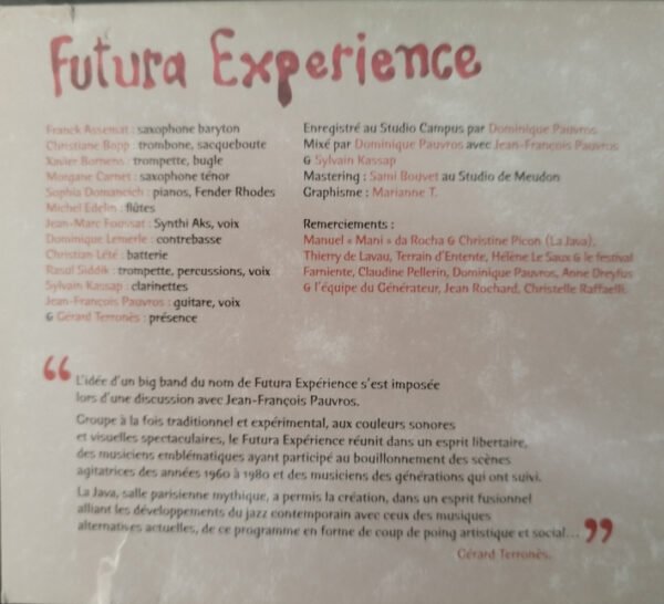 CD FUTURA EXPERIENCE Same