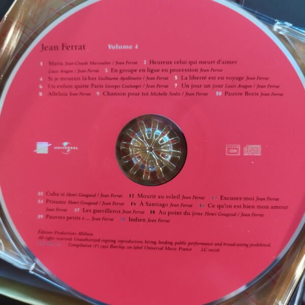 CD JEAN FERRAT Box