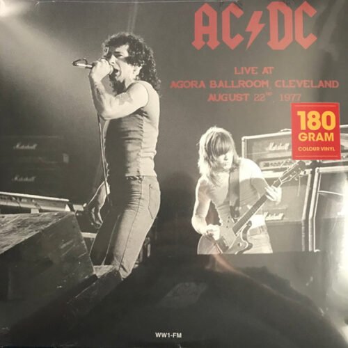 LP AC/DC Live at Agora Ballroom Cleveland 1977. Orange Vinyl