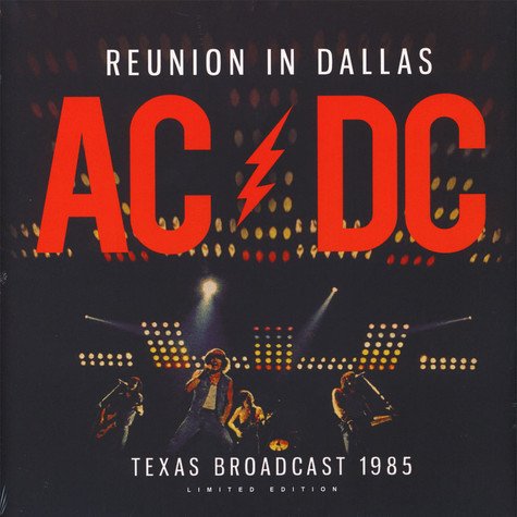 LP AC/DC  Reunion in Dallas -Texas broadcast 1985 - 2xLP