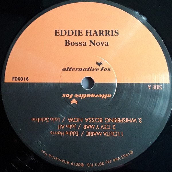 lp-eddie-harris-bossa-nova-fox-016-alternative-schifrin-c LP EDDIE HARRIS Bossa Nova
