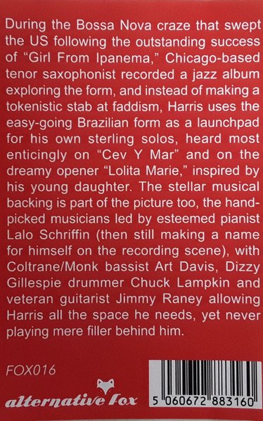 lp-eddie-harris-bossa-nova-fox-016-alternative-schifrin-d LP EDDIE HARRIS Bossa Nova