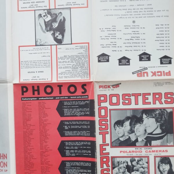 revue BEATLES  Pick Up Poster Géant Issue 58