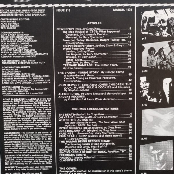 Revue BOMP! n° 18 Mars 1978