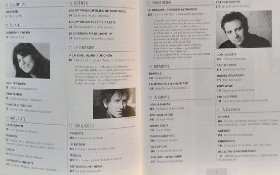 Revue CHORUS n°7. 1994