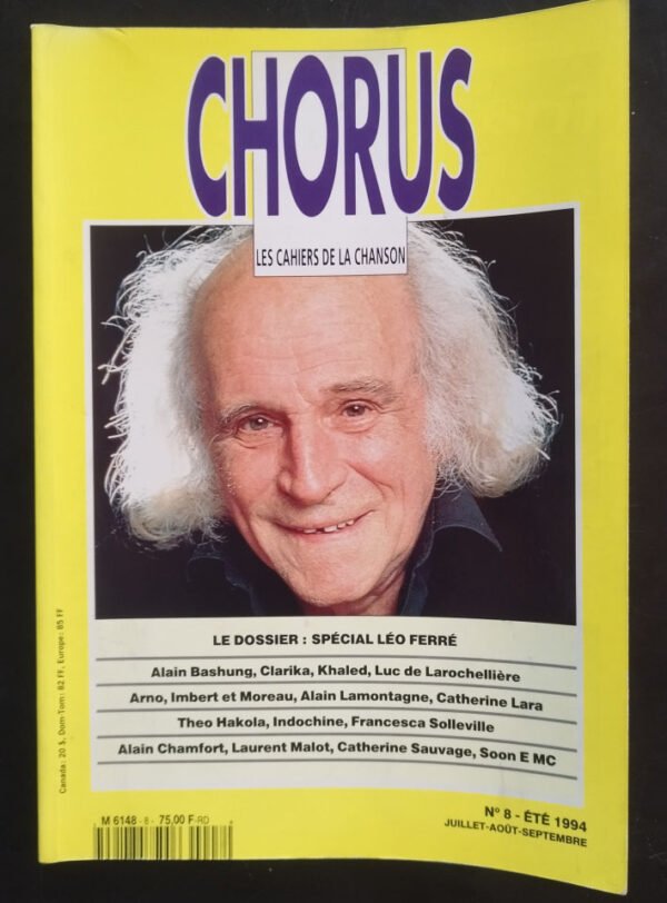 Revue CHORUS n°8. 1994