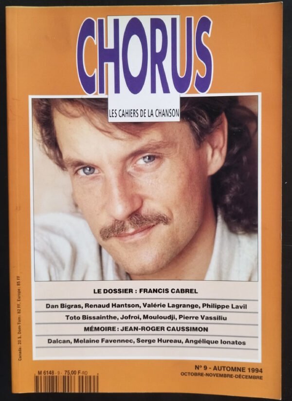 Revue CHORUS n°9. 1994
